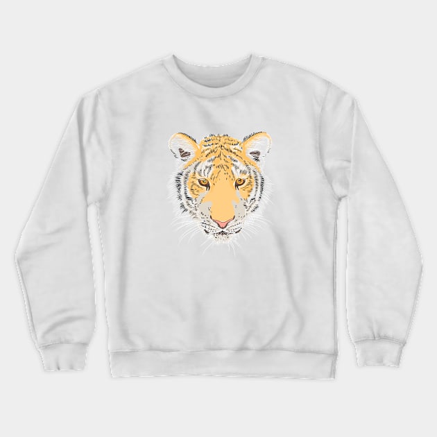 Serious amur tiger Crewneck Sweatshirt by kavalenkava